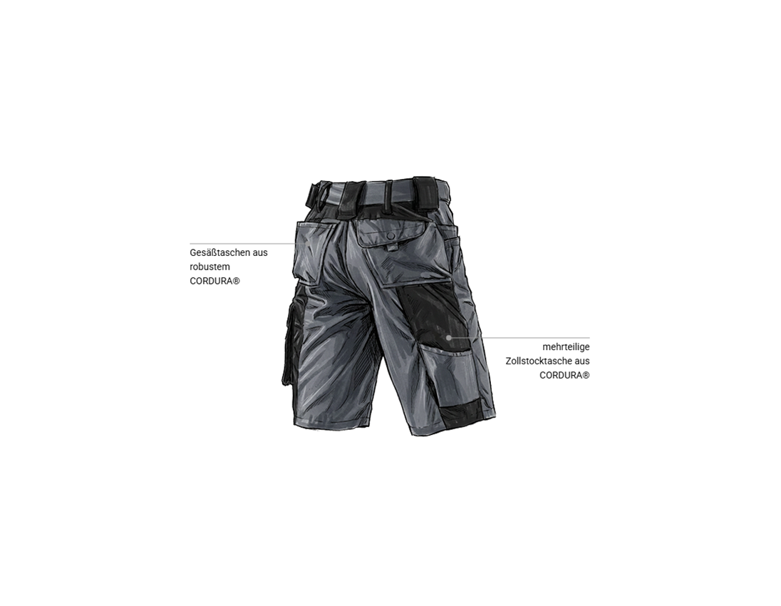 Forstwirte | Landwirte: Short e.s.motion + grau/schwarz 2