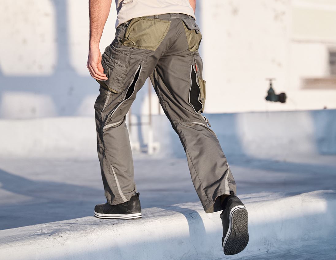 Thèmes: Pantalon à taille élastique e.s.motion d’été + pierre/kaki/sable 1