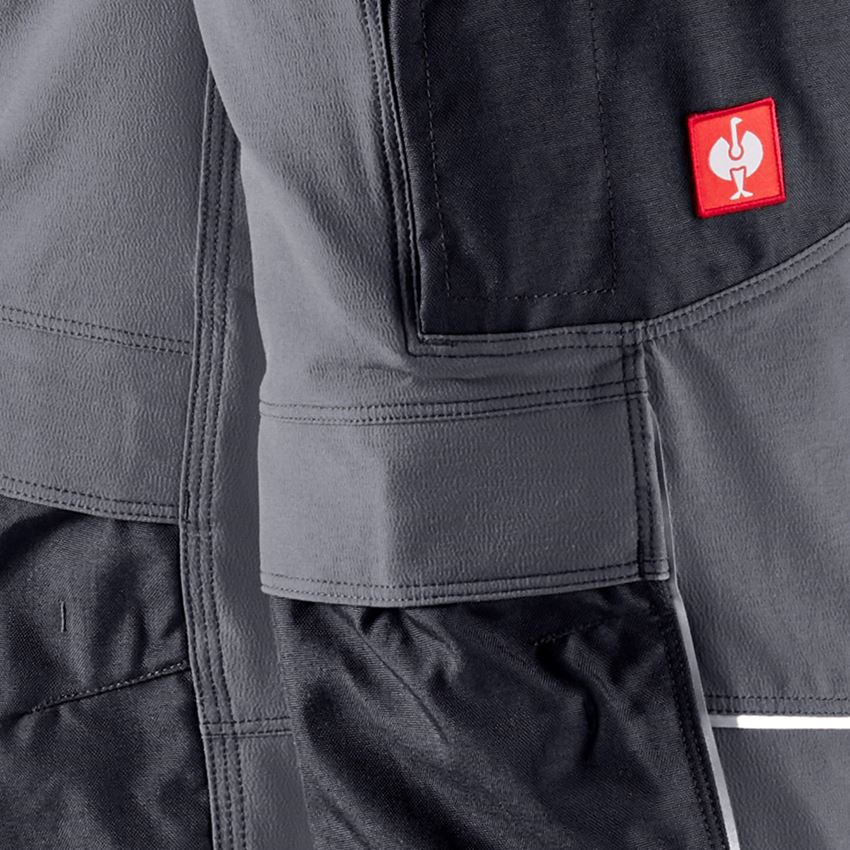 Hosen: Funktions Bundhose e.s.dynashield + zement/schwarz 2