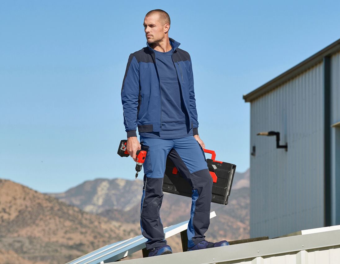 Arbeitshosen: Funktions Cargohose e.s.dynashield + kobalt/pazifik 2