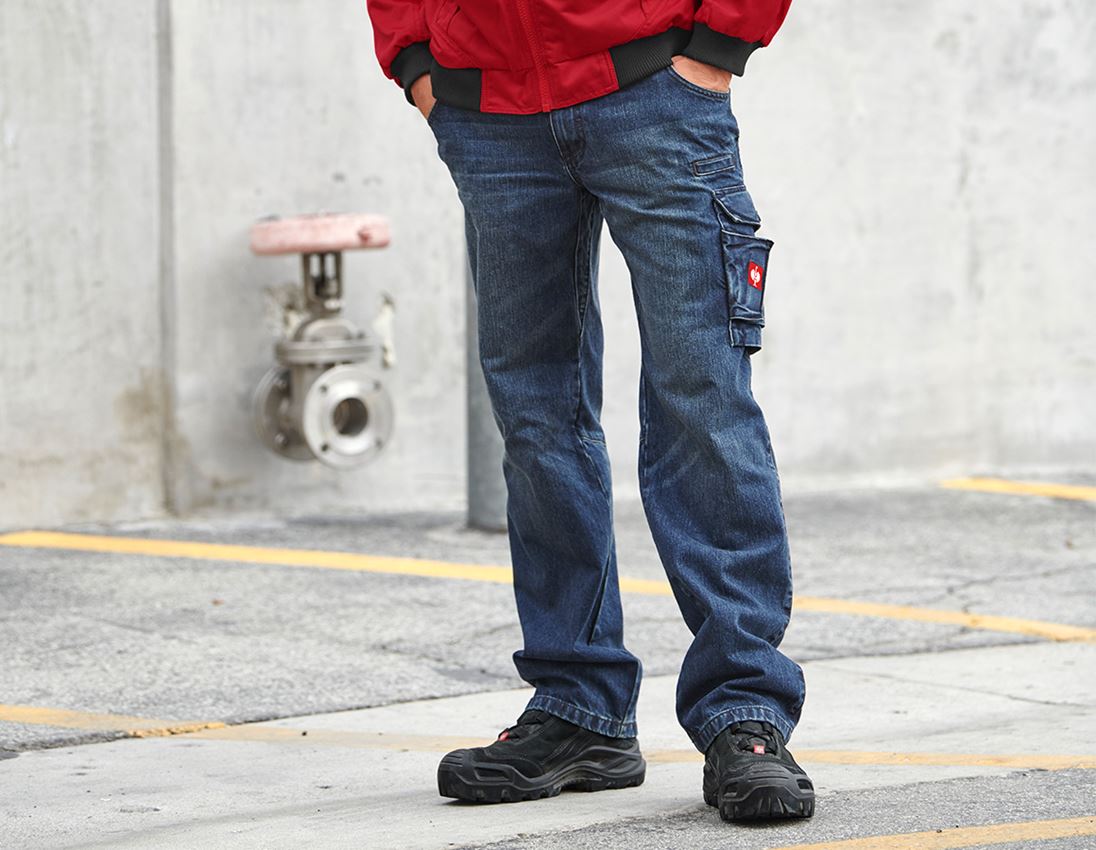 Hosen: e.s. Worker-Jeans + darkwashed