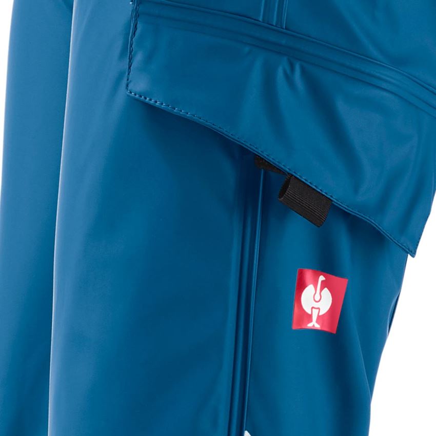 Pantalons: Pantalon pluie e.s.motion 2020 superflex, enfants + atoll/bleu foncé 2