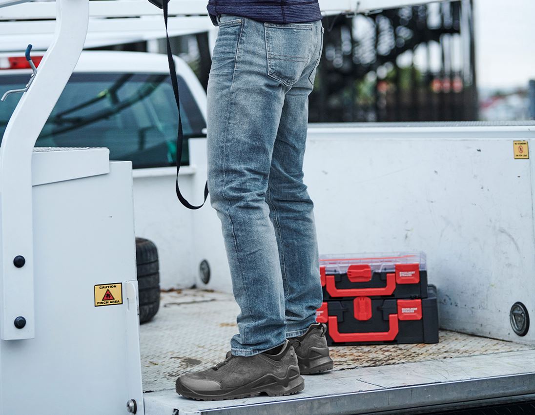 Pantalons de travail: e.s. Jeans stretch à 5 poches, slim + stonewashed 1