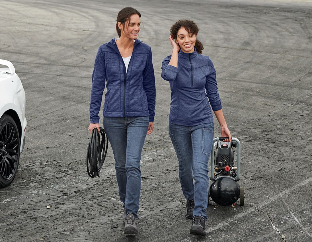 Pantalons de travail: e.s. Jeans stretch à 5 poches, femmes + mediumwashed 3