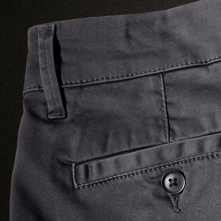 Hosen: e.s. 5-Pocket-Berufshose Chino + anthrazit 2