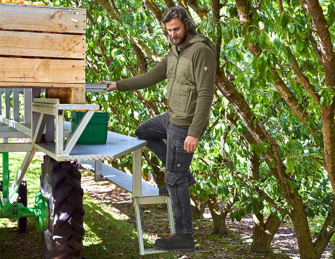 Hosen: Cargo Worker-Jeans e.s.concrete + blackwashed 1