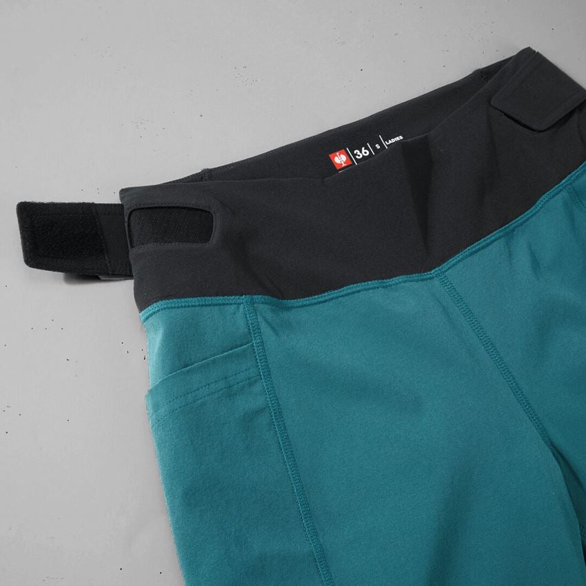Thèmes: Collant fonctionnel e.s.trail, femmes + vert émeraude/jaune chrome 2