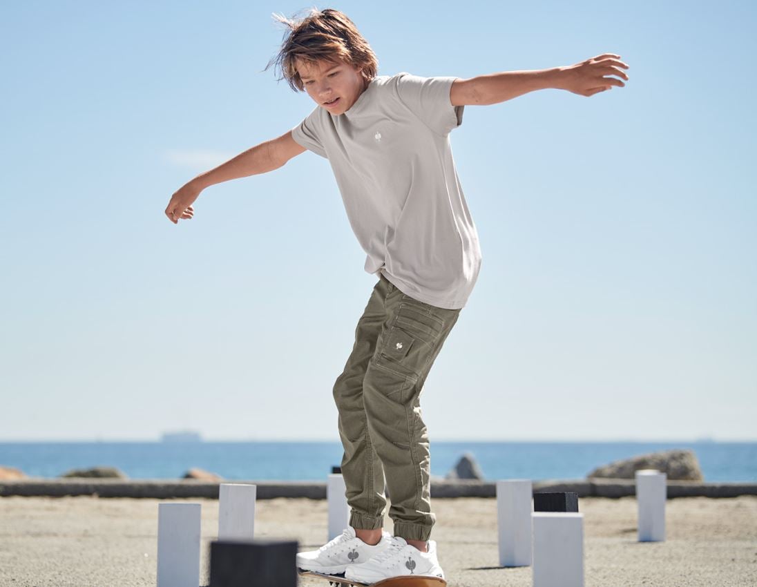 Themen: Cargohose e.s.motion ten Sommer, Kinder + moorgrün 1