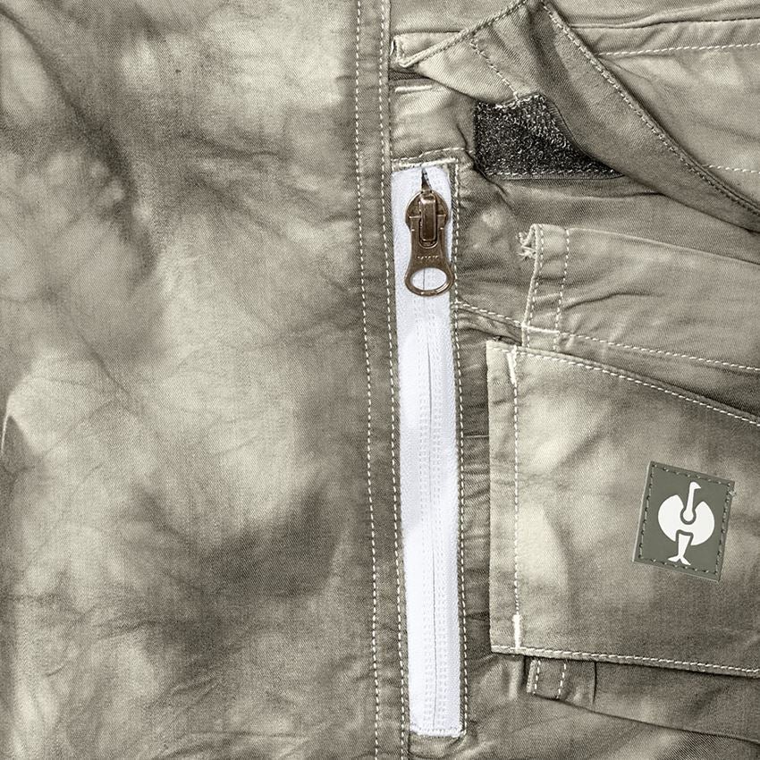 Pantalons de travail: Short cargo e.s.motion ten d’été,femmes + vert marais vintage 2