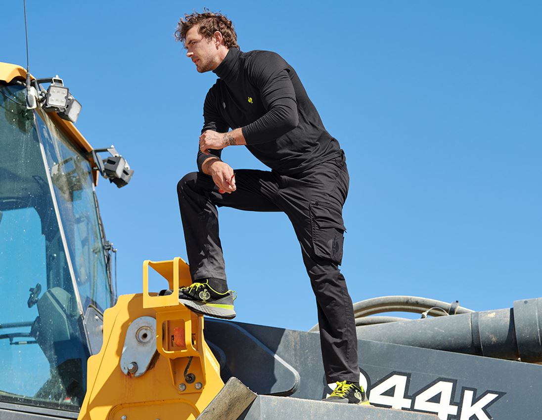 Pantalons de travail: Pantalon Cargo e.s.trail + noir 1