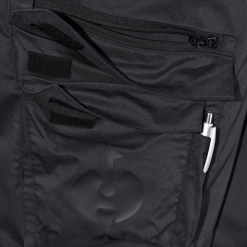 Pantalons de travail: Pantalon Cargo e.s.trail + noir 2
