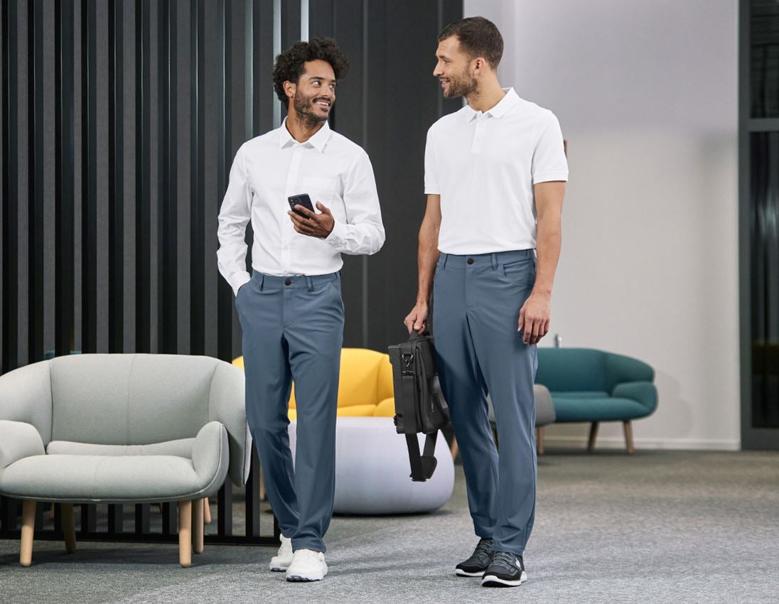 Hosen: Berufshose Chino e.s.work&travel + eisenblau 1