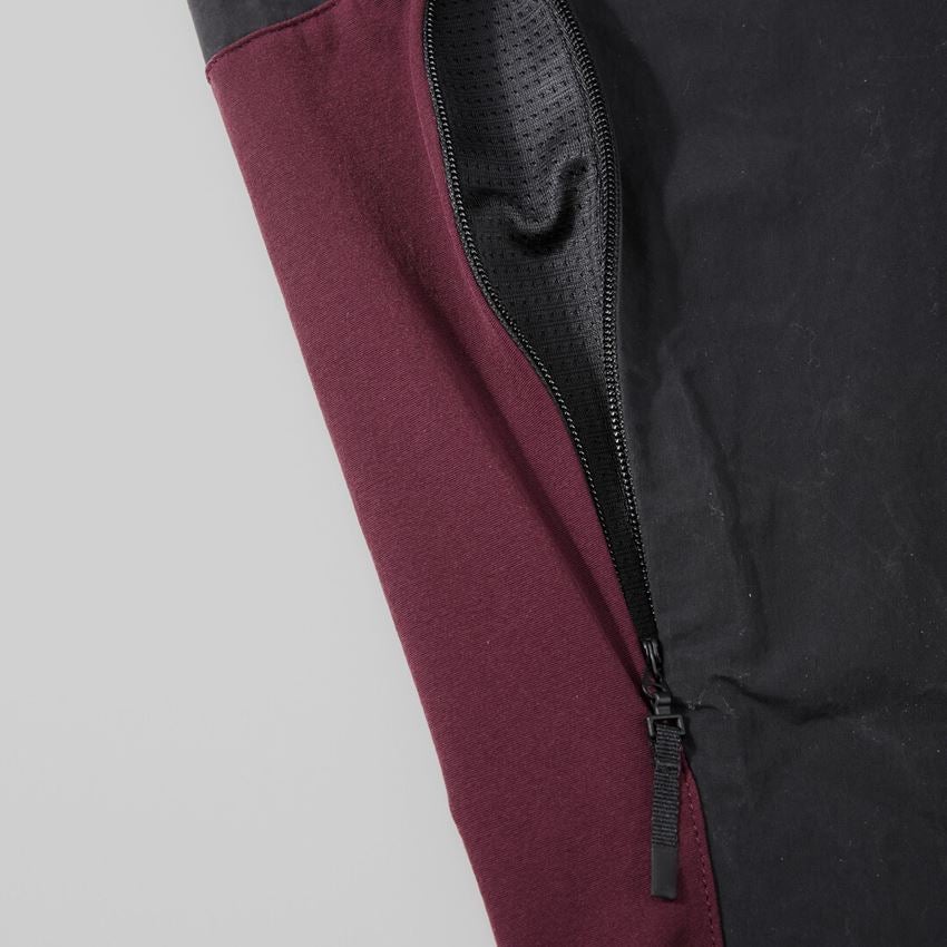 Thèmes: Pantalon de fonction hybride e.s.trail, femmes + rouge acajou/rouge opale 2