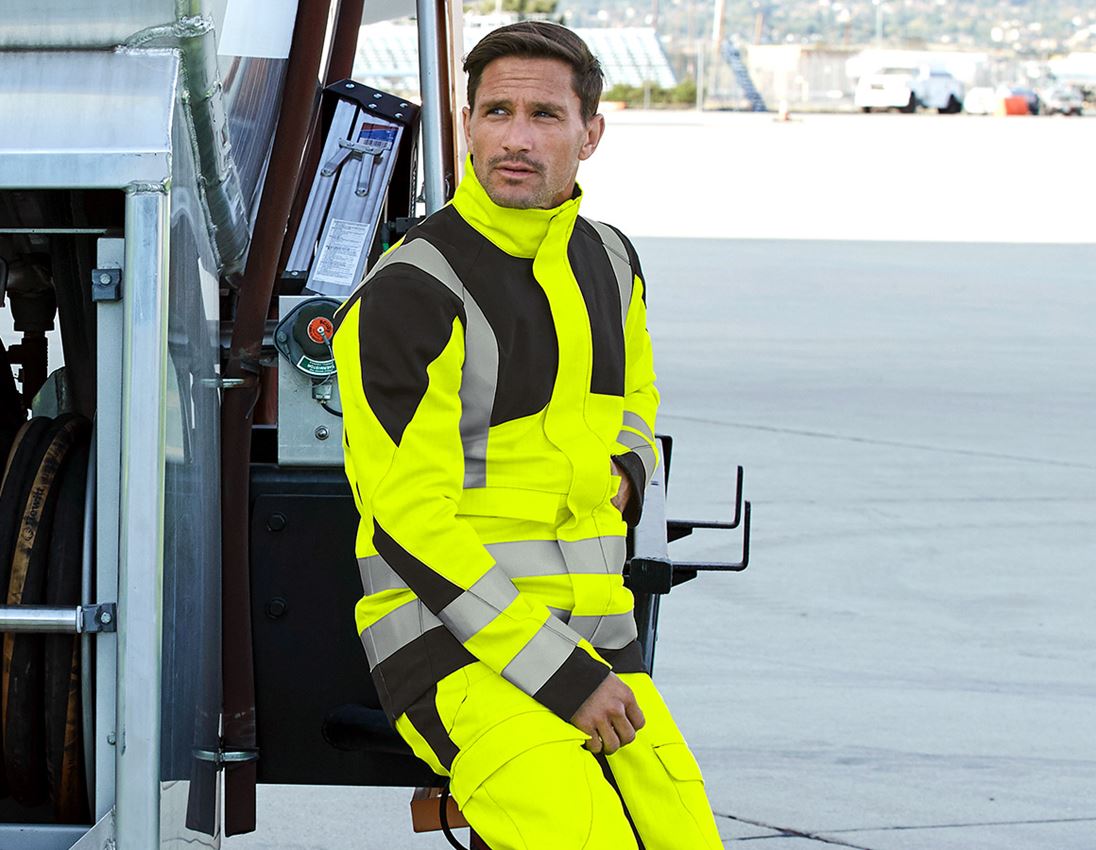 Themen: e.s. Berufsjacke multinorm high-vis + warngelb/schwarz 1