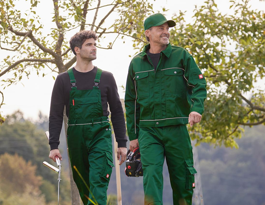 Vestes de travail: Veste de travail e.s.classic + vert 2