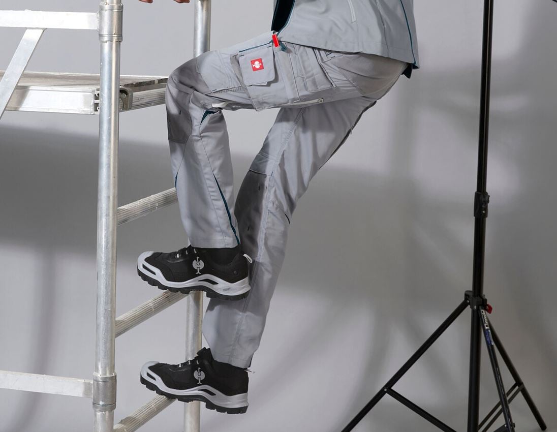 Hosen: Bundhose e.s.motion 2020 + platin/seeblau 1