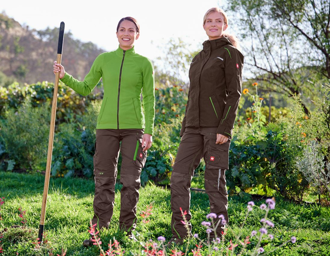 Hosen: Damenhose e.s.motion 2020 + kastanie/seegrün 2