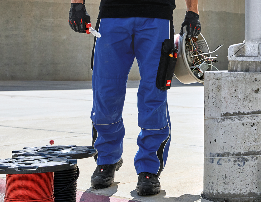 Hosen: Bundhose e.s.active + kornblau/schwarz