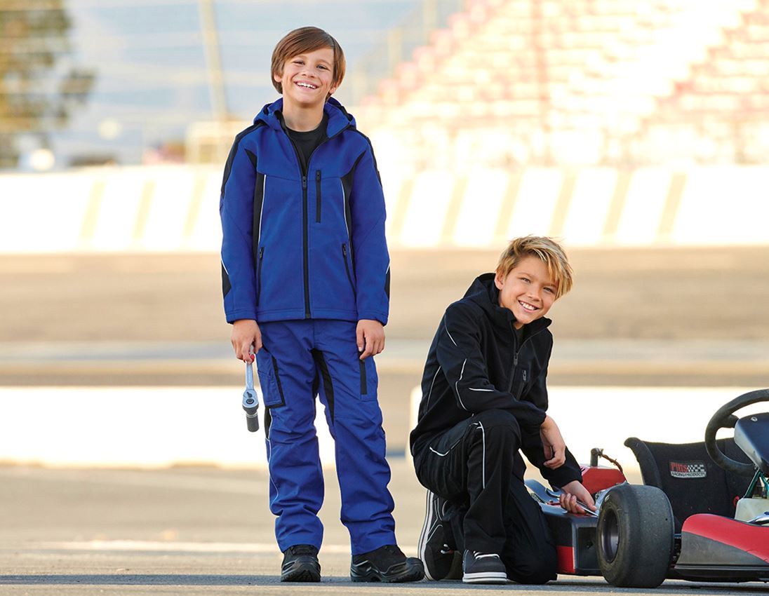 Pantalons: Pantalon élastique d‘hiver e.s.vision, enfants + bleu royal/noir 2