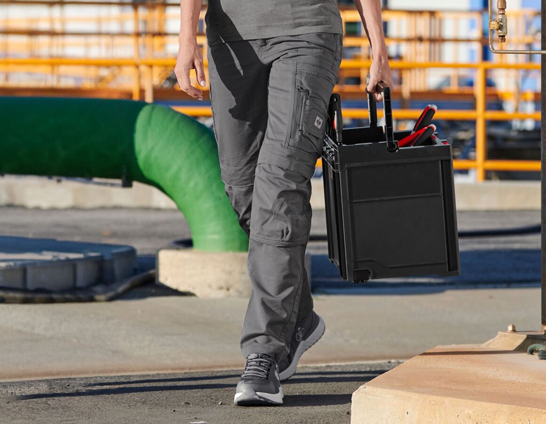 Gartenarbeit: Bundhose e.s.motion ten, Damen + granit