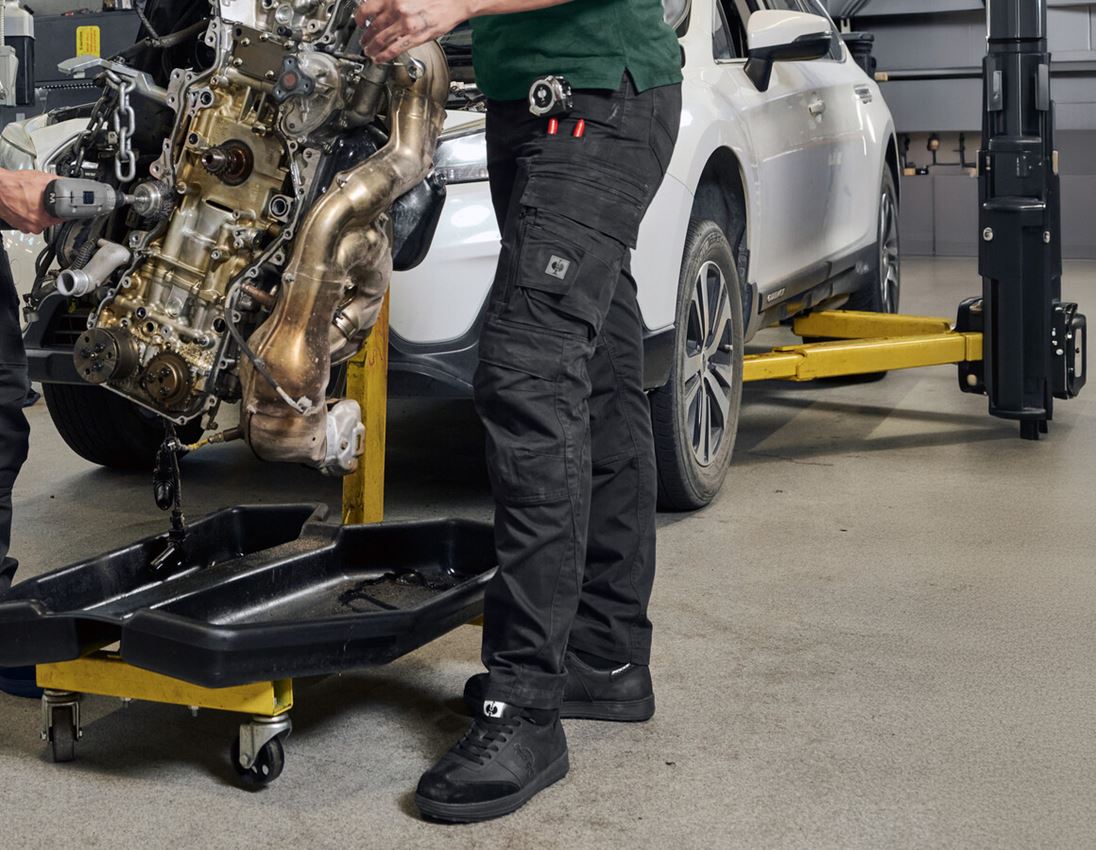 Gartenarbeit: Bundhose e.s.motion ten, Damen + oxidschwarz 1