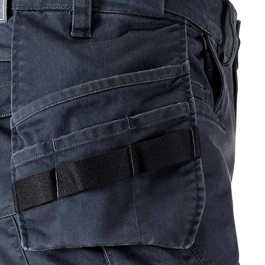 Thèmes: Pantalon à taille élast. e.s.motion ten tool-pouch + bleu ardoise 2