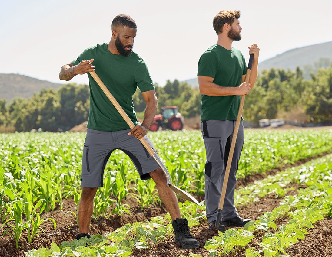 Thèmes: Short e.s.vision stretch, hommes + gris/noir 3
