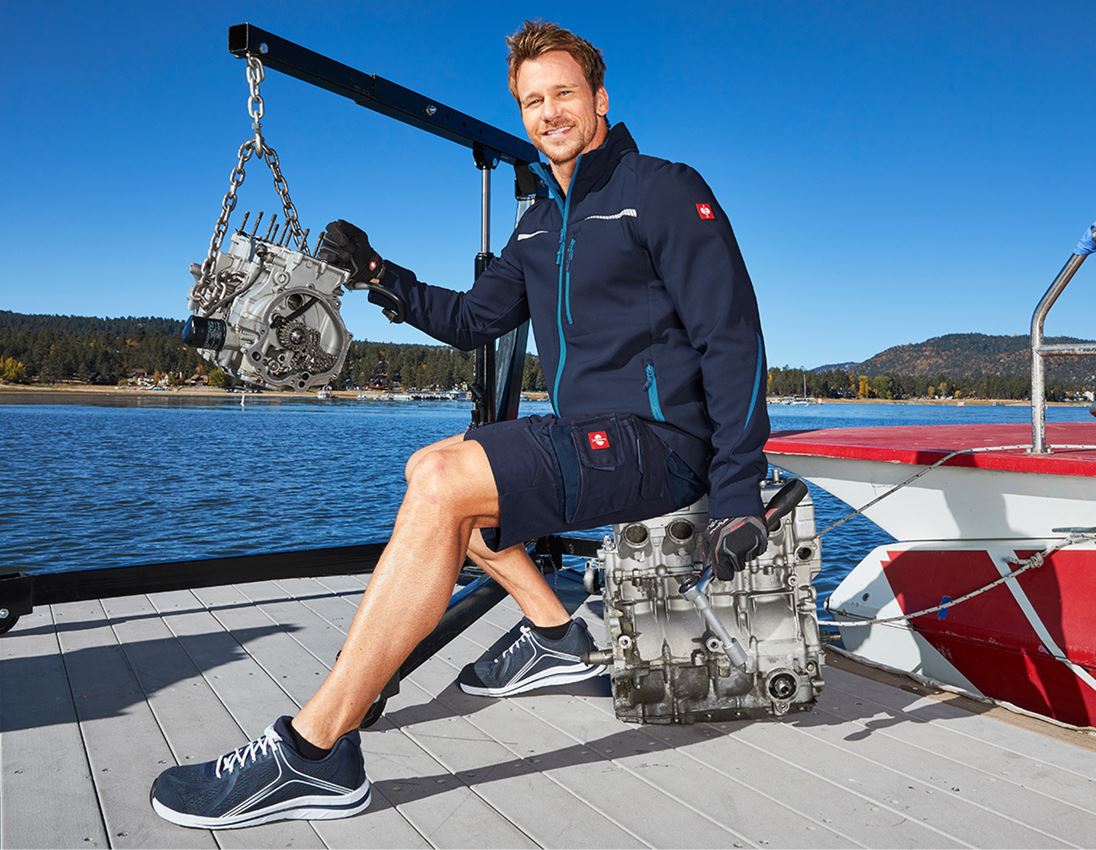 Hosen: Short e.s.motion 2020 + dunkelblau/atoll 1