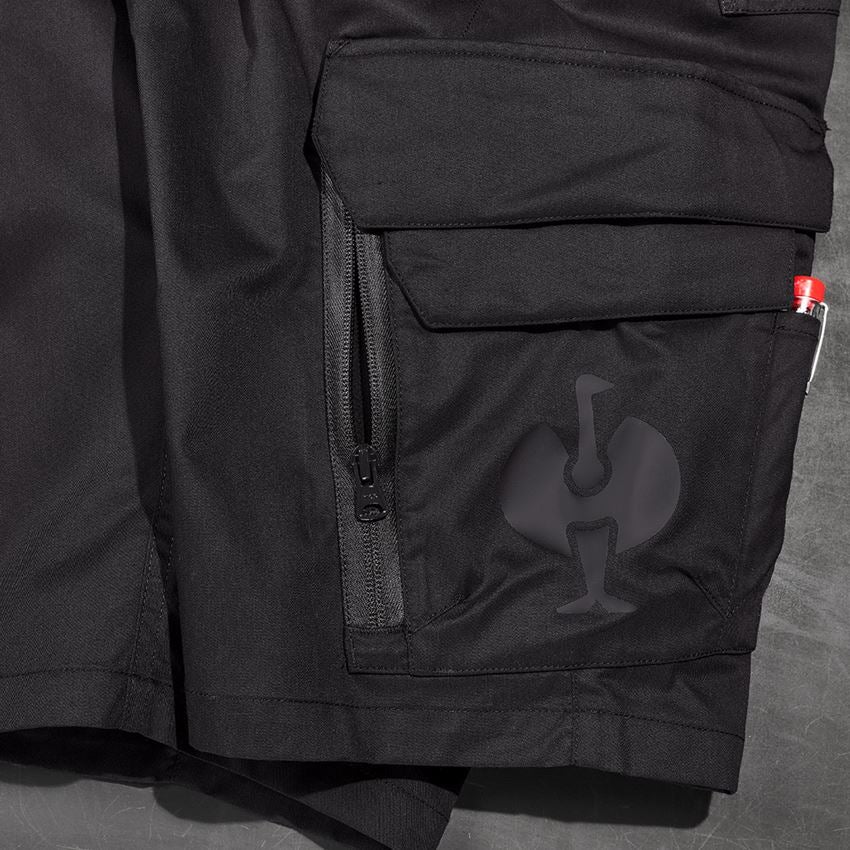 Pantalons de travail: Short e.s.trail, femmes + noir 2