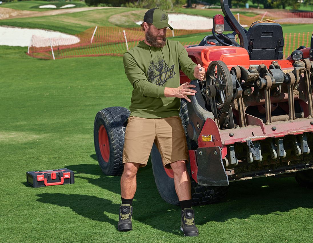 Pantalons de travail: Short e.s.iconic + brun amande 5