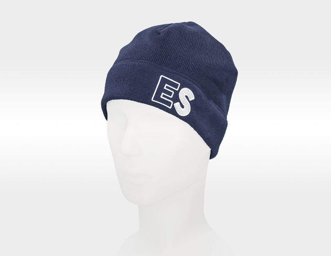 Accessoires: e.s. Bonnet therma-plus + bleu foncé 1