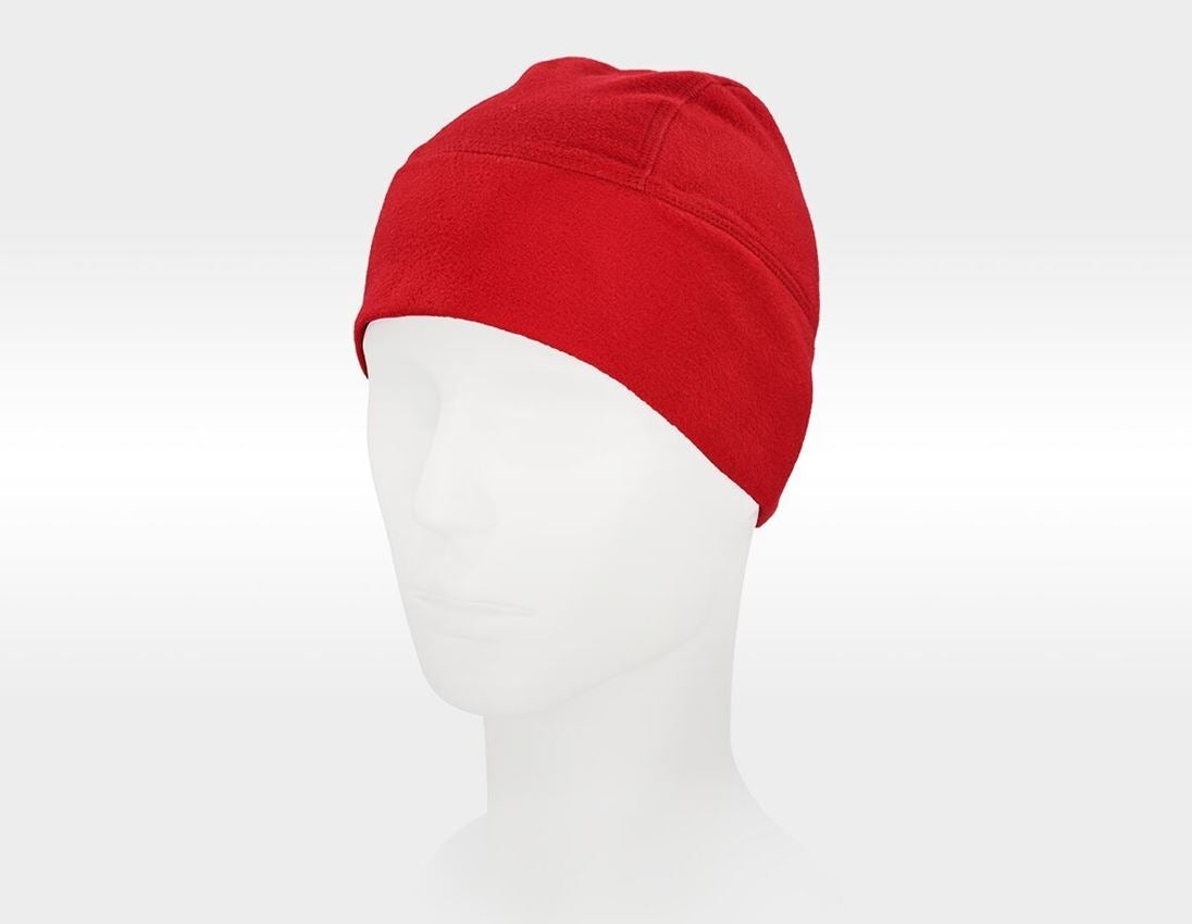 Accessoires: e.s. FIBERTWIN® microfleece Mütze + feuerrot 1