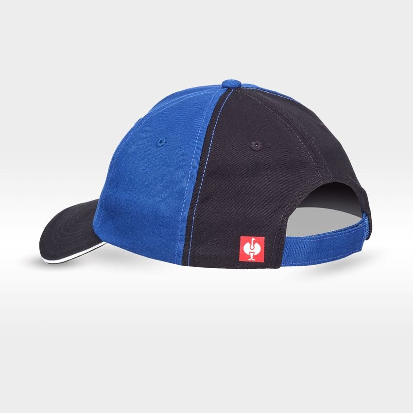 Accessoires: e.s. Cap color + kornblau/schwarz 2