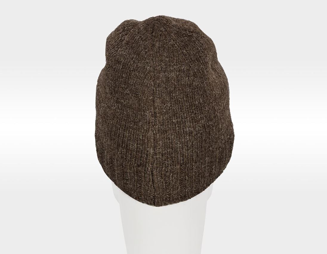 Accessoires: e.s. Bonnet tricoté chaud + écorce 3