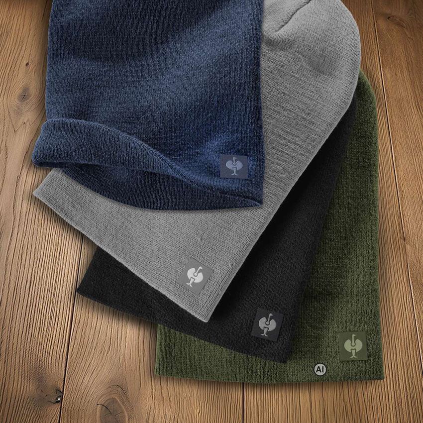 KI-generiert / modifiziert - Accessoires: Strickmütze e.s.motion ten, Kinder + schieferblau 2