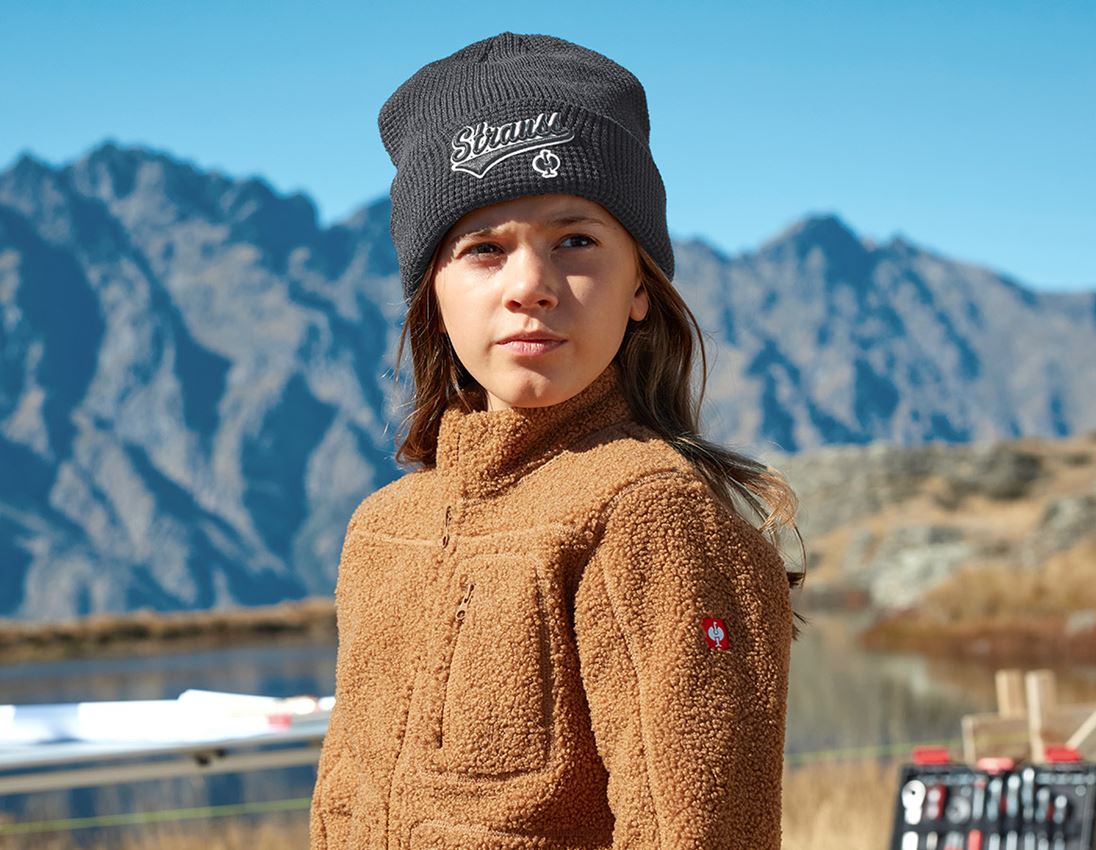 Accessoires: Bonnet tricoté e.s.e:pic + gris carbone 2