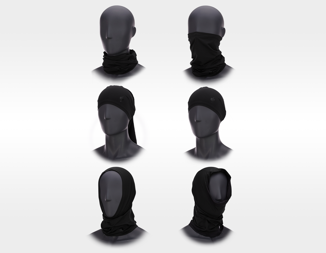 Accessoires: Multifunktionstuch UV e.s.trail + schwarz 1