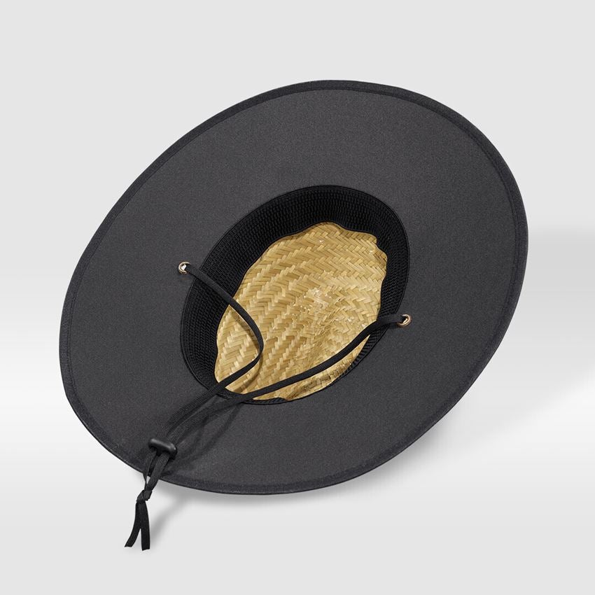 Accessoires: Strohhut e.s.e:pic + hellbraun 2