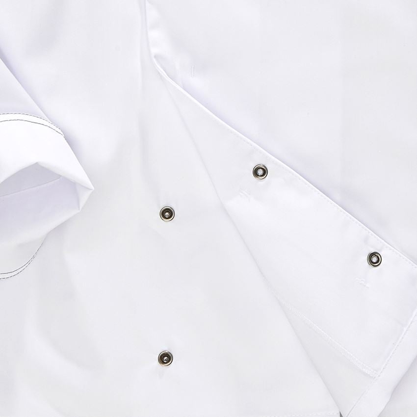 Hauts: Veste de cuisinier Lyon + blanc 2