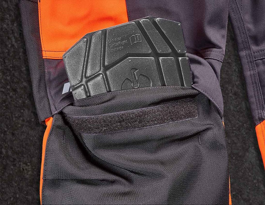 Knieschutz: e.s. Knee Pad Ergonomic, Damen + graphit