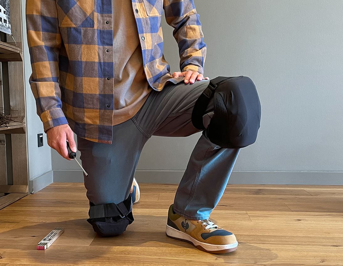 Arbeitsschutz: SET:e.s.Knee Pad+Kniepolstertasche Pro-Comf.,soft 1