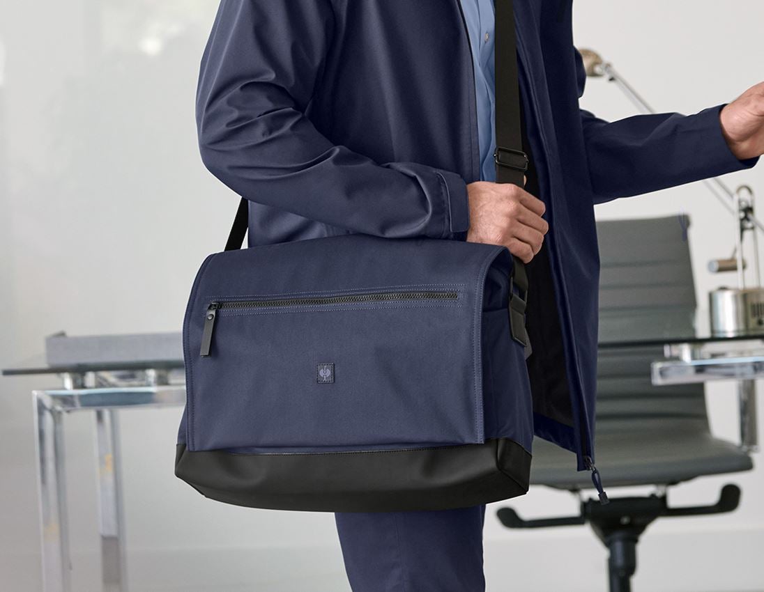 Cadeaux plus grands: Messenger Bag e.s.motion ten set cadeau + bleu ardoise