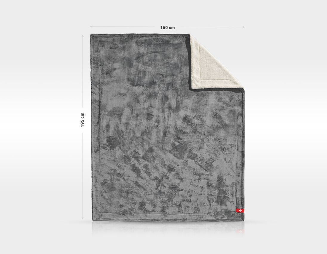 Accessoires: e.s. Couverture en fibre polaire + gris nordique