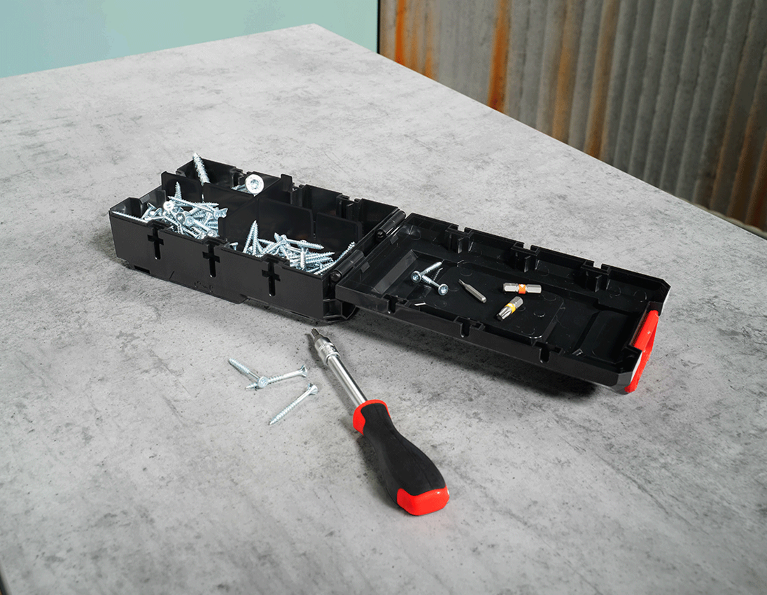 STRAUSSbox System: STRAUSSbox x-small + schwarz/rot 1