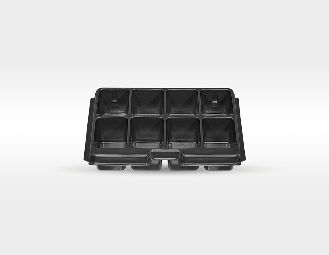 STRAUSSbox System: STRAUSSbox 118 midi tool insert, 8-Fächer