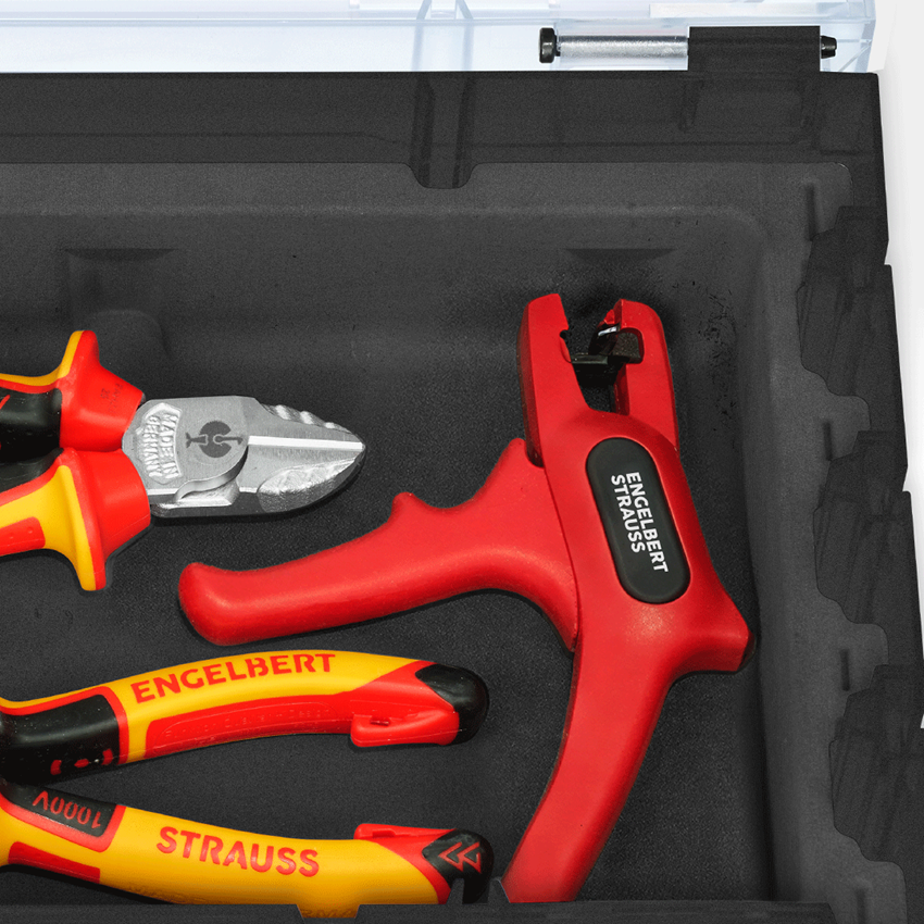 Werkzeuge: STRAUSSbox Set VDE Wera iSS160/7 + Zangen 2