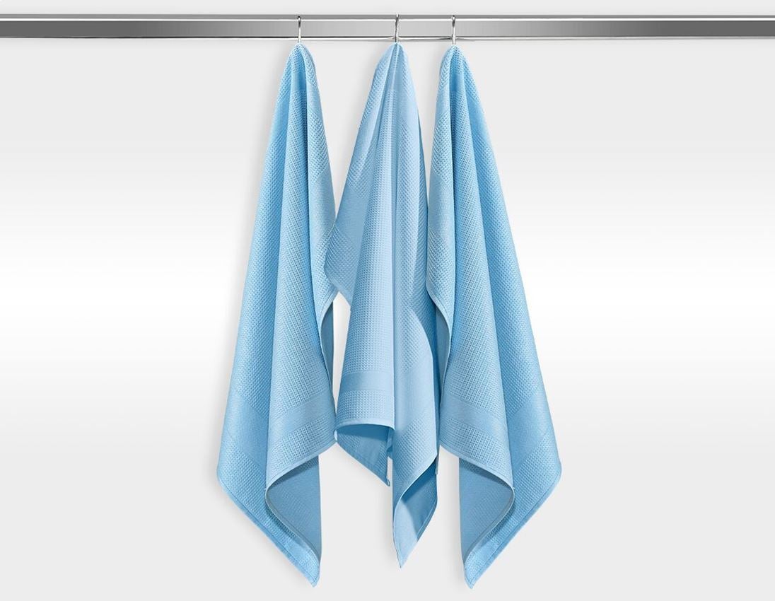 Betriebsbedarf: Geschirrtuch Microfaser, 3er Pack + blau
