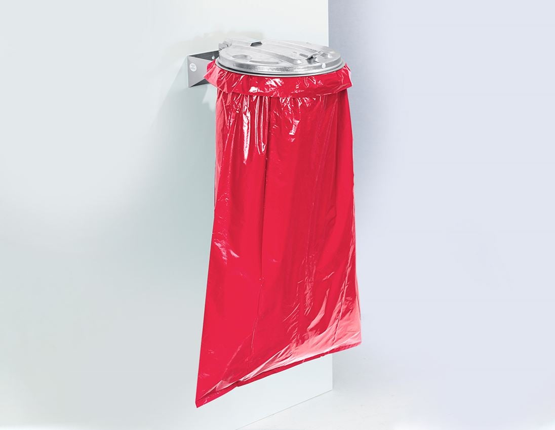 Sacs poubelles | Elimination des déchets: 25x Sacs poubelle, 120l, 60 mμ + rouge
