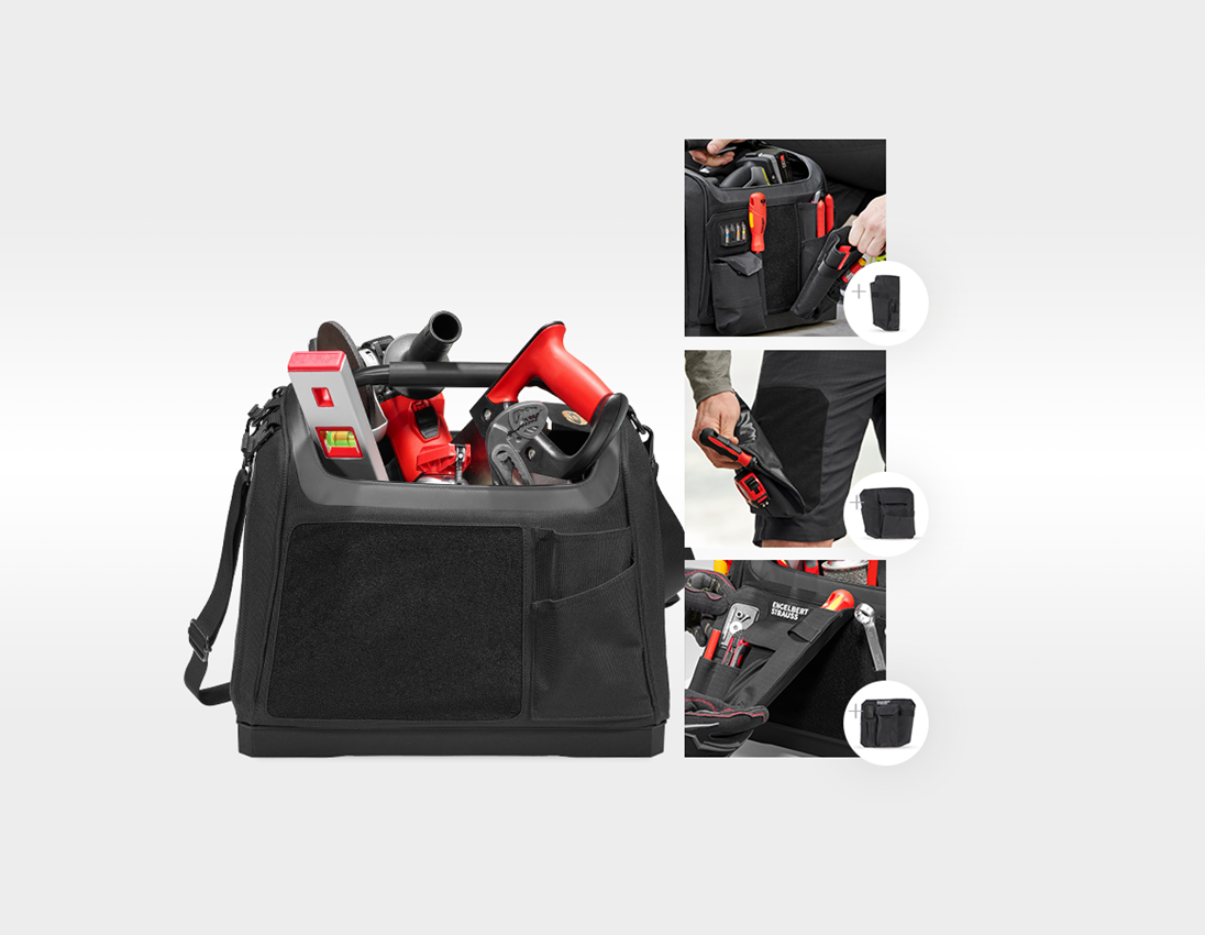 e.s.tool concept: Werkzeugtasche offen e.s.tool concept + schwarz 4