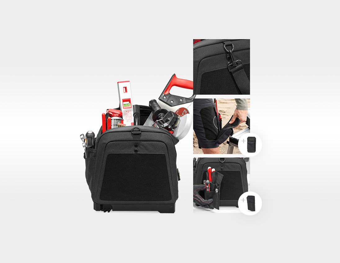 e.s.tool concept: Werkzeugtasche offen e.s.tool concept + schwarz 5